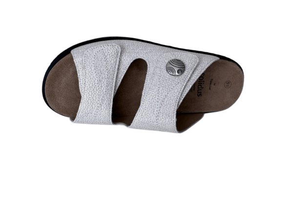 Solidus Spezial slipper H platino metallic