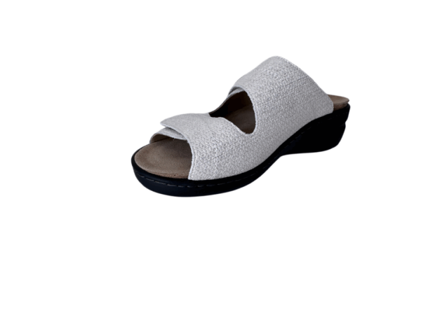 Solidus Spezial slipper H platino metallic
