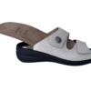 Solidus Spezial slipper H platino metallic