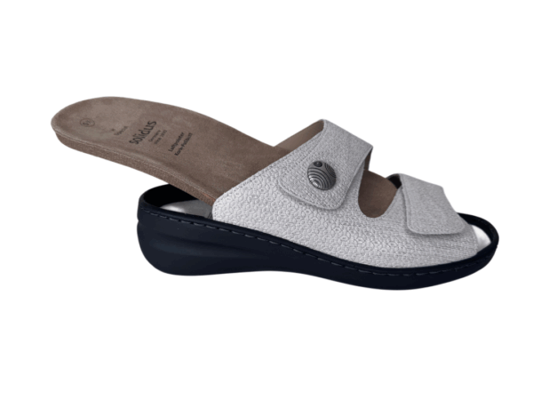 Solidus Spezial slipper H platino metallic