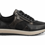 Rieker Sneaker zwart brons accent