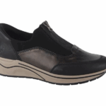Rieker Sneaker inschieter zwart brons Dames