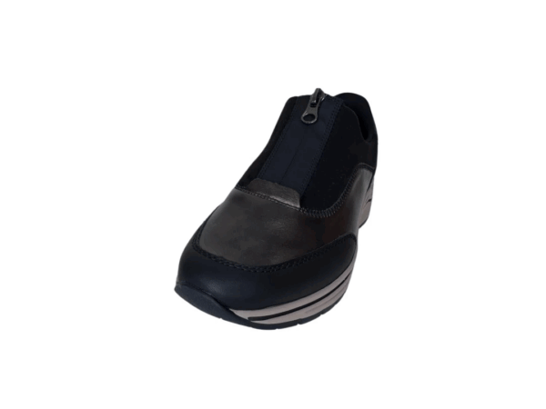 Rieker Sneaker inschieter zwart brons Dames