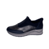 Rieker Sneaker inschieter zwart brons Dames