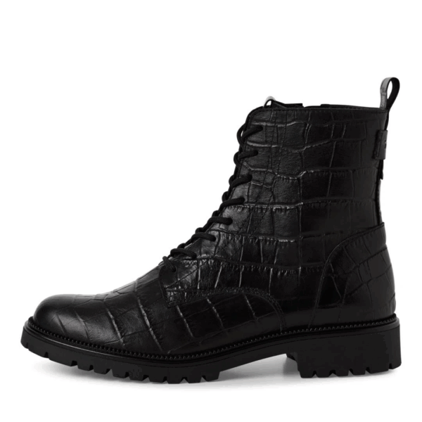 Tamaris Biker boot croco lak