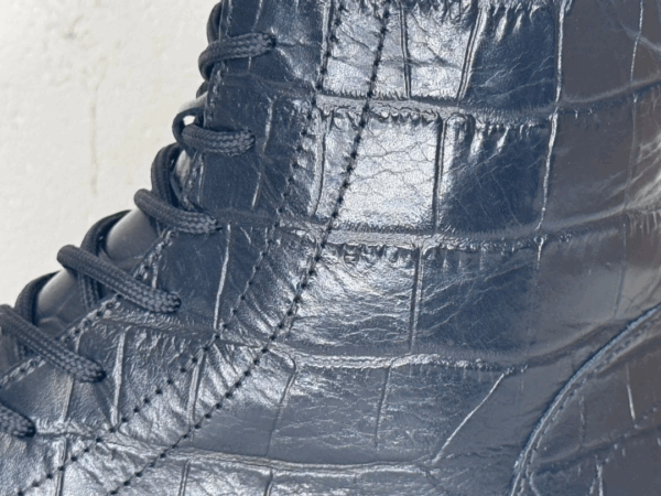 Tamaris Biker boot croco lak