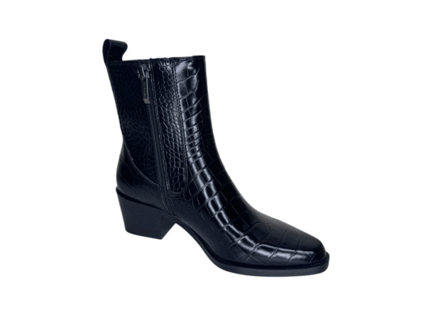 Tamaris Laarsje zwart croco