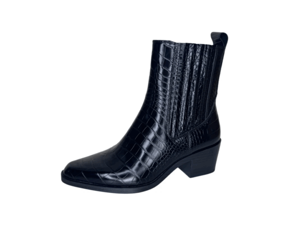 Tamaris Laarsje zwart croco