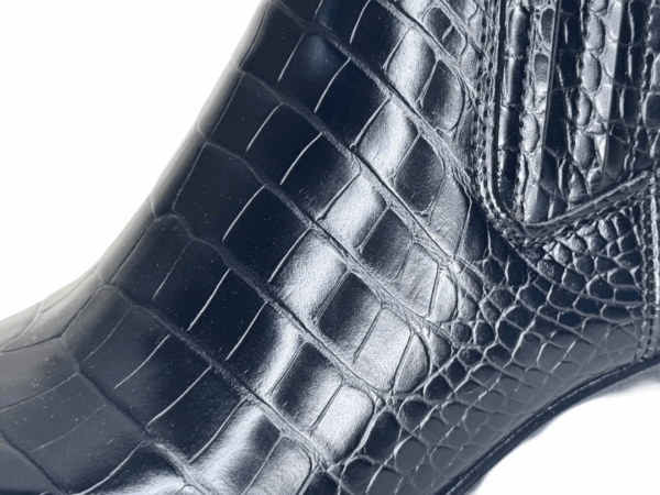 Tamaris Laarsje zwart croco
