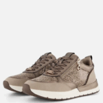 Tamaris Sneaker taupe print