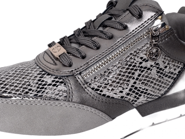Tamaris Sneaker taupe print