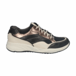 Durea Sneaker Zwart beige H