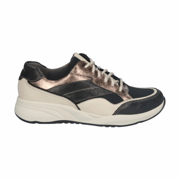 Durea Sneaker Zwart beige H