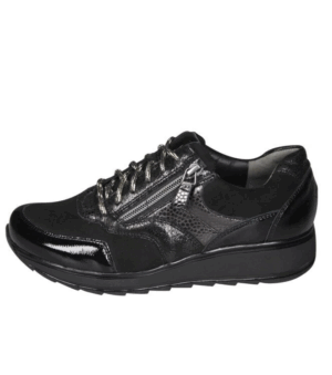 Durea Sneaker Zwart nubuck lak K