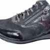 Durea Sneaker Zwart nubuck lak K