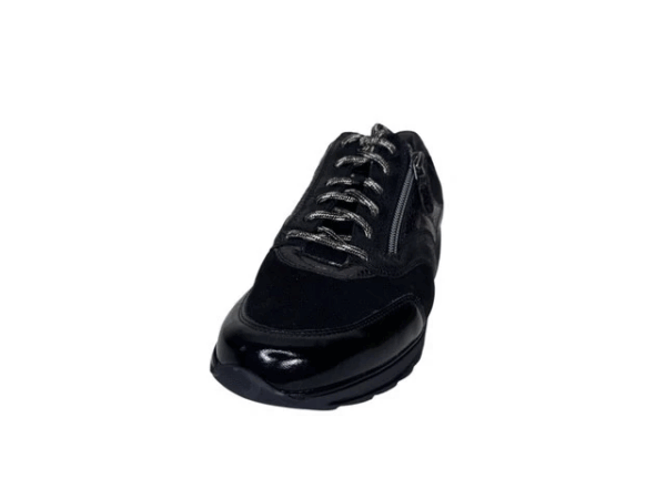Durea Sneaker Zwart nubuck lak K