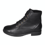 Durea Zwarte hoge veterschoen H