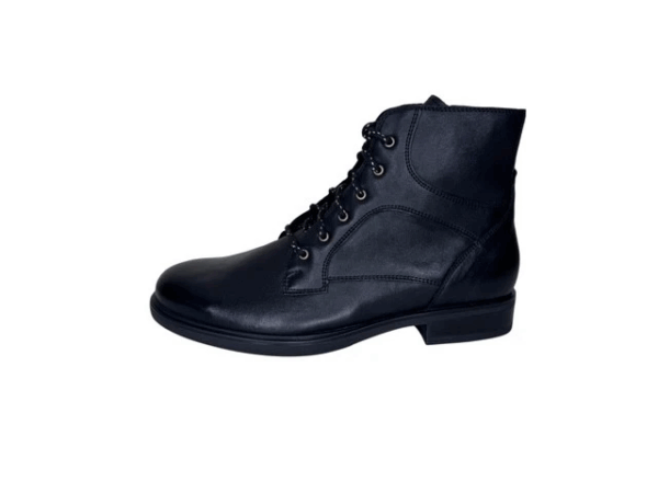 Durea Zwarte hoge veterschoen H
