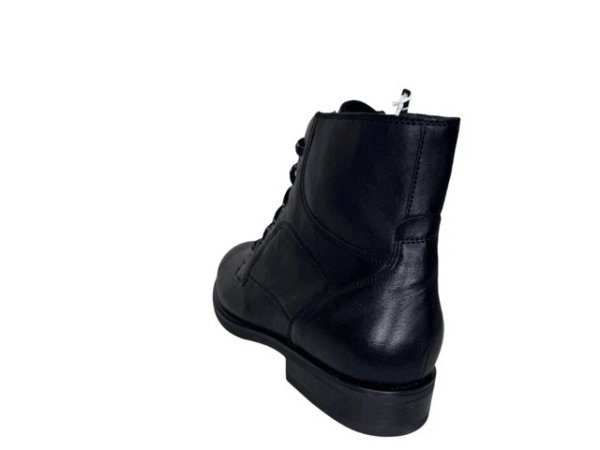 Durea Zwarte hoge veterschoen H