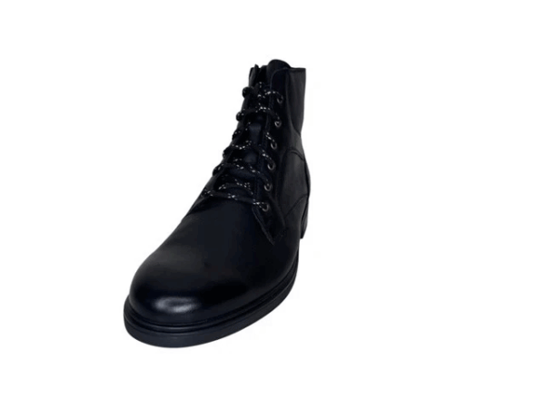 Durea Zwarte hoge veterschoen H