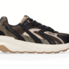 Maruti Dora Zwart groene sneaker