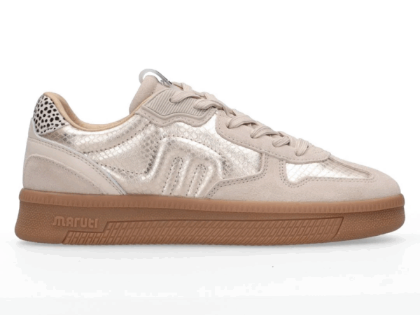 Maruti Yale suede gold taupe