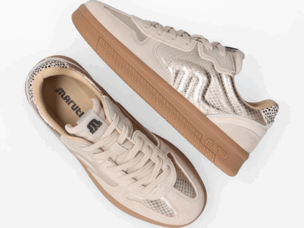 Maruti Yale suede gold taupe