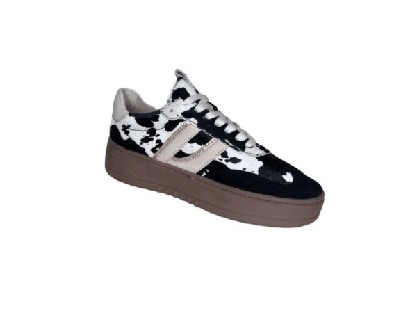 Poelman Sneaker zwart wit