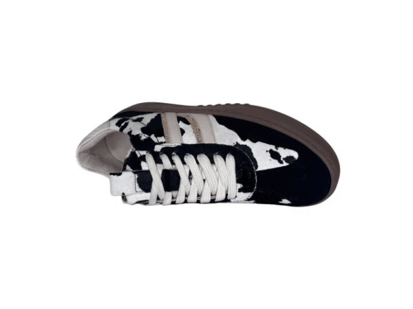 Poelman Sneaker zwart wit