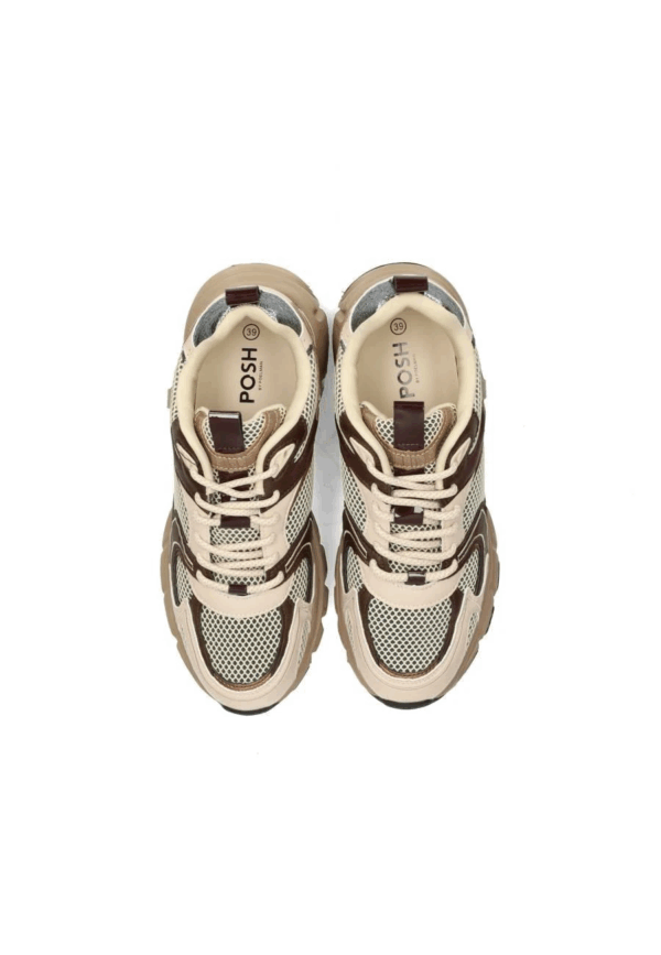 Posh Sneaker beige jeans white