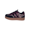 Posh Sneaker burgundy print panter