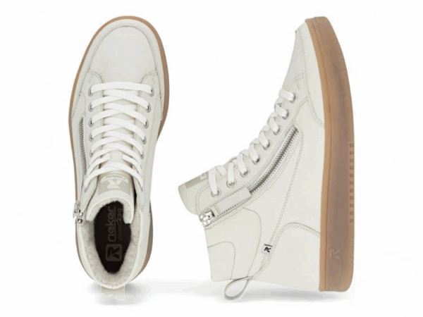 Rieker Sneaker enkelhoog offwhite