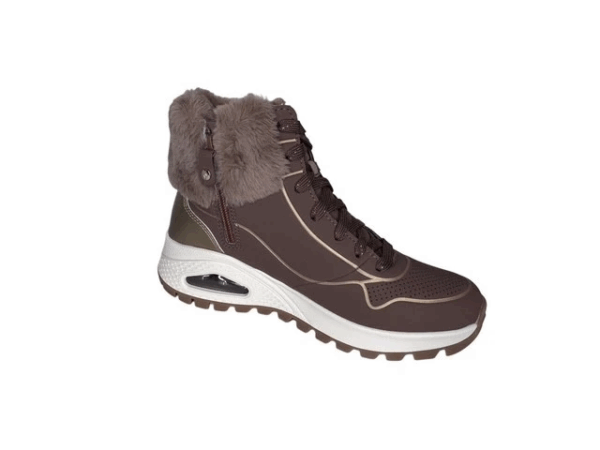 Skechers Uno rugged fall shimmer taupe gold