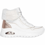 Skechers Uno rugged fall shimmer white rose gold