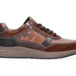 Australian Maurizio cognac zwart veterschoen