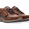 Australian Maurizio cognac zwart veterschoen