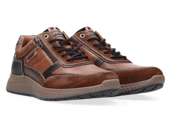 Australian Maurizio cognac zwart veterschoen