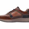 Australian Maurizio cognac zwart veterschoen