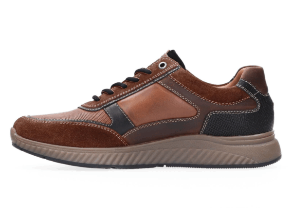 Australian Maurizio cognac zwart veterschoen