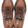 Australian Maurizio cognac zwart veterschoen