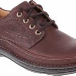Clarks Nature three mahogany leer