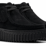 Clarks Torhill Moss black gevoerd suede