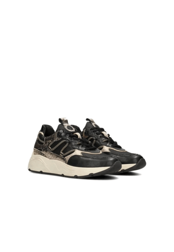 Poelman Sneaker zwart wit