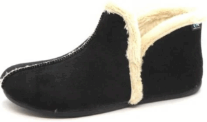 Qfit Granada Zwarte pantoffel