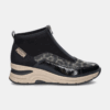 Rieker Sneaker enkelhoog zwart brons