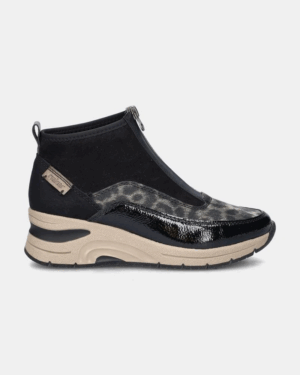 Rieker Sneaker enkelhoog zwart brons