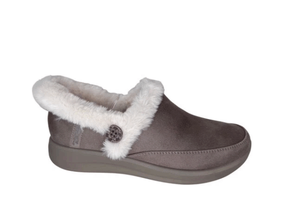 Skechers Cozy escape taupe slip-ins