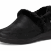 Skechers Cozy escape zwarte pantoffel slip-ins
