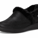 Skechers Cozy escape zwarte pantoffel slip-ins