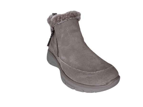 Skechers easy going cool zip taupe laarsje